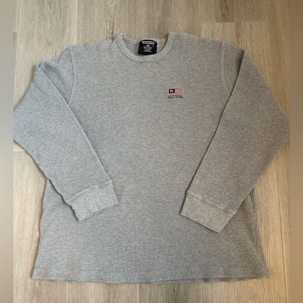 POLO JEANS CO
Ralph Lauren Men’s waffle crew neck sz XL
